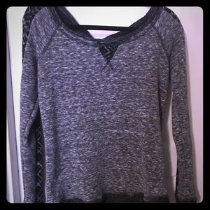 Gray and Black Like New Maurice’s Top. Size M